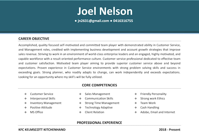 write an ats optimized resume, CV and cover letter